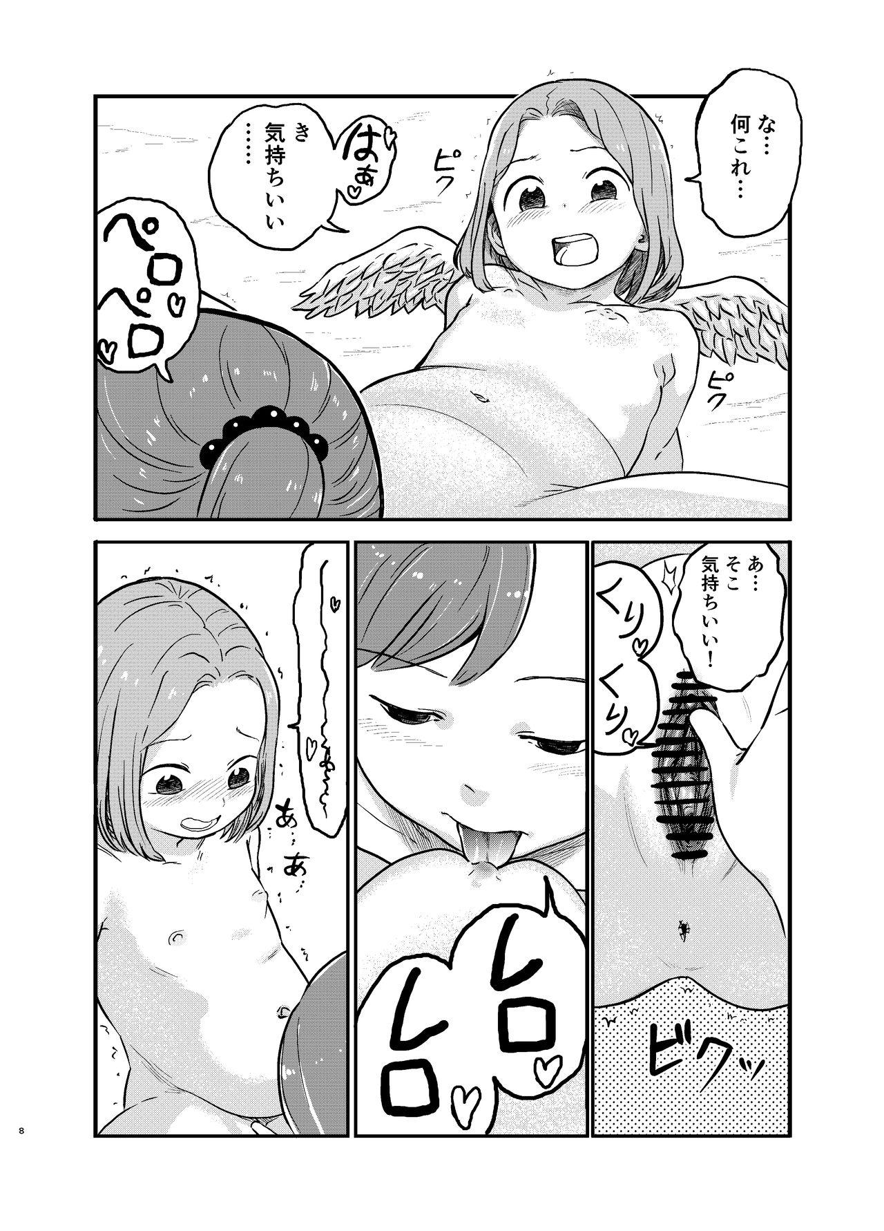Cumshot Yuri Tenshi no Futari ga Ecchi na Koto o Suru Manga - Original American - Page 8