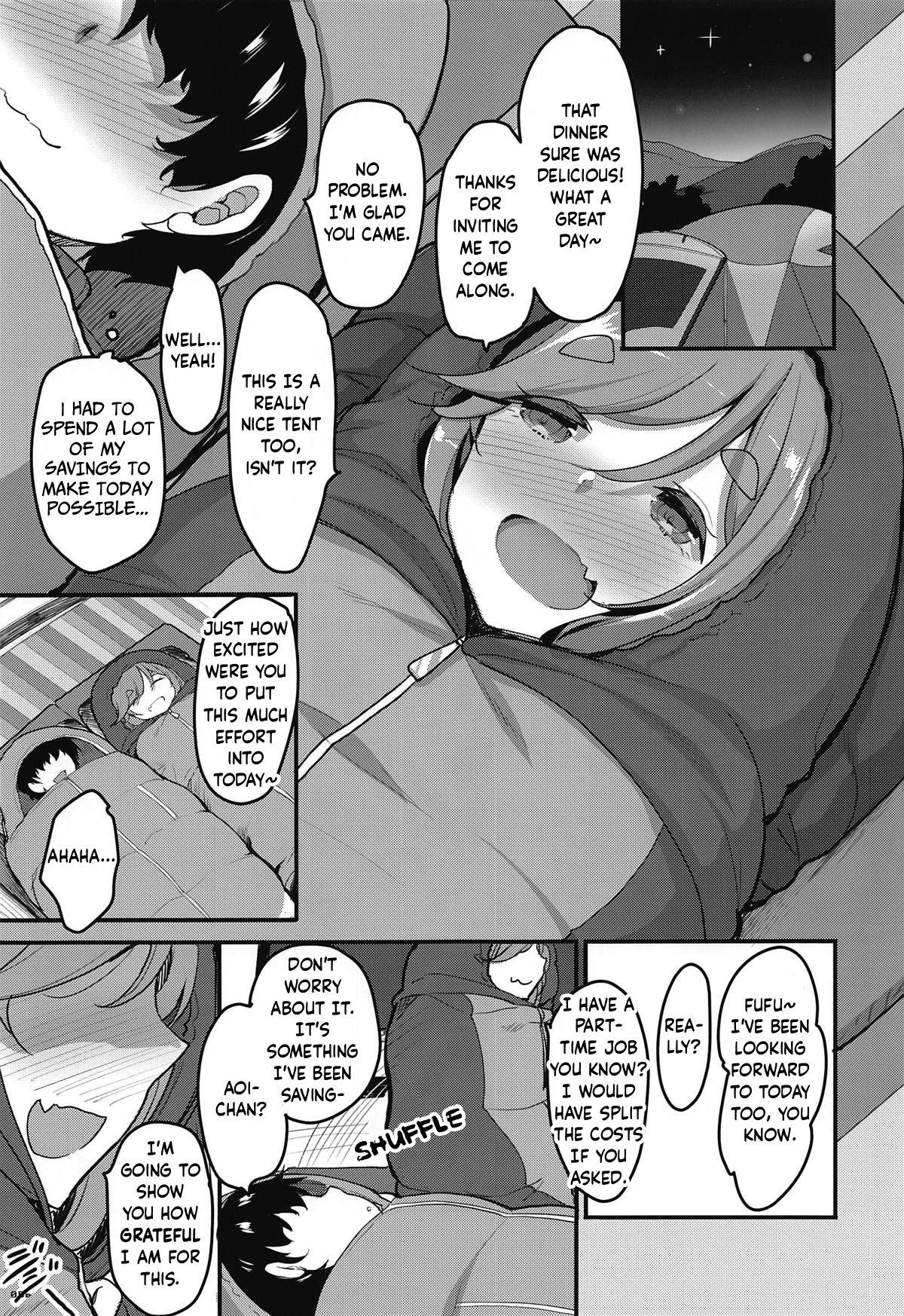 Ecchi aoicamp - Yuru camp | laid-back camp Fun - Page 4