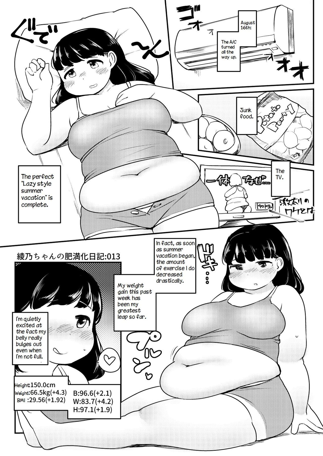 Gay Porn Ayano's Weight Gain Diary Putas - Page 13