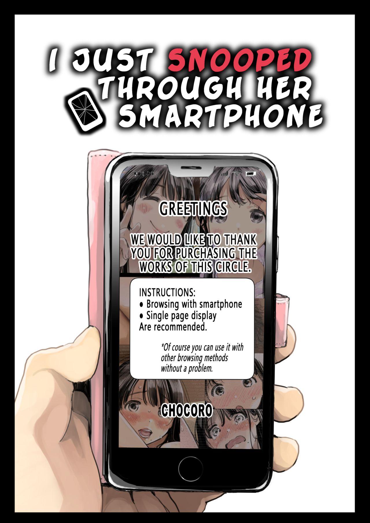 Smooth Kanojo no SmaPho o Nozoita dake nano ni | I Just Snooped through Her Smartphone - Original Gay Hunks - Page 1