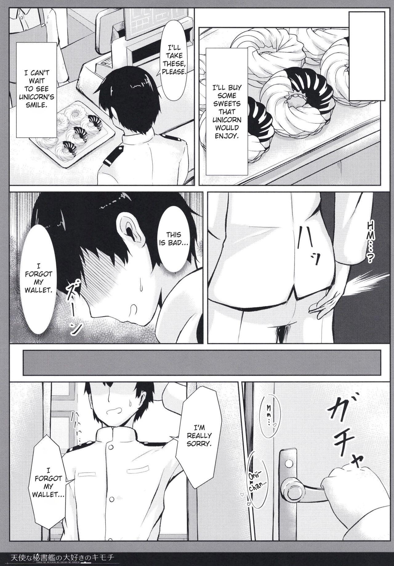 Sluts Tenshi na Hisyokan no Daisuki no Kimochi - Azur lane Tinder - Page 7