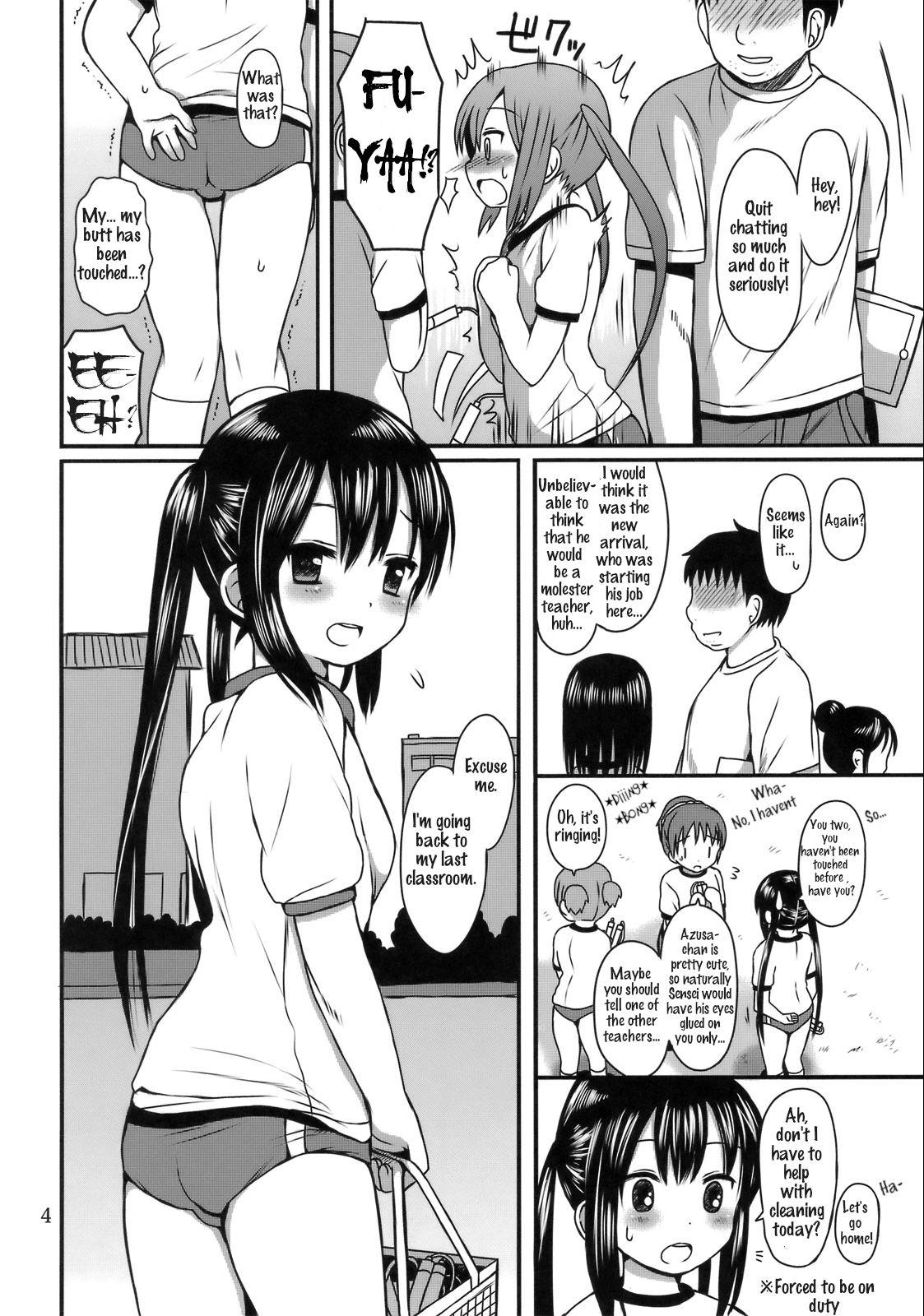 Gay Boys Oshioki! Azunyan | Punishing Azu-Nyan! - K-on Chacal - Page 3