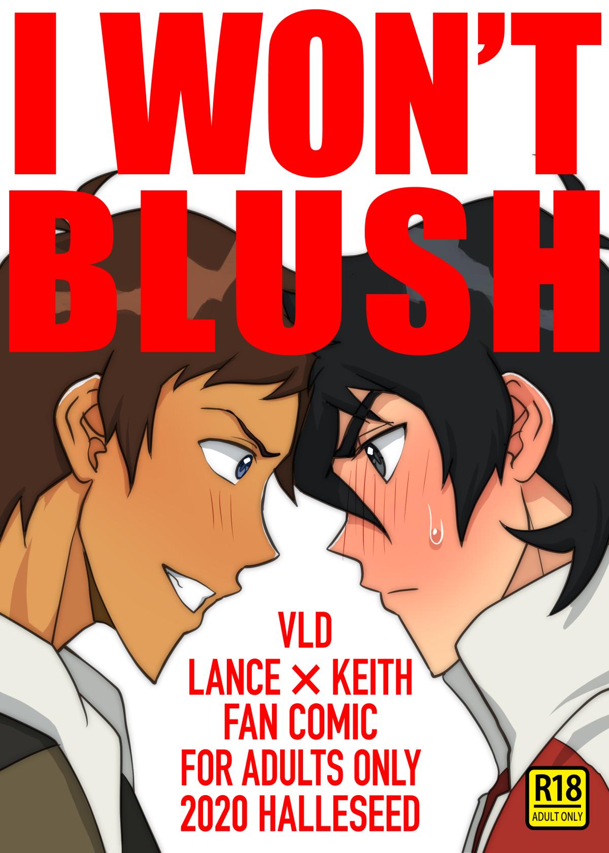 I won't blush 1